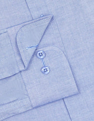 Plain L Blue Tailored Smart Fit Shirt FS2335-7SF-15.5