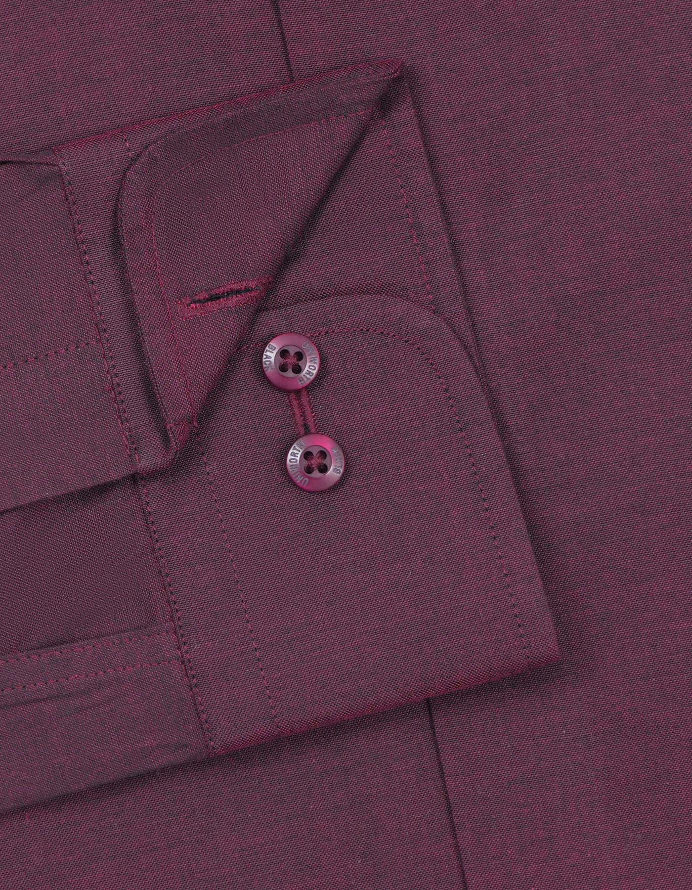 Plain Maroon Tailored Smart Fit Shirt FS2337-1SF-15.5