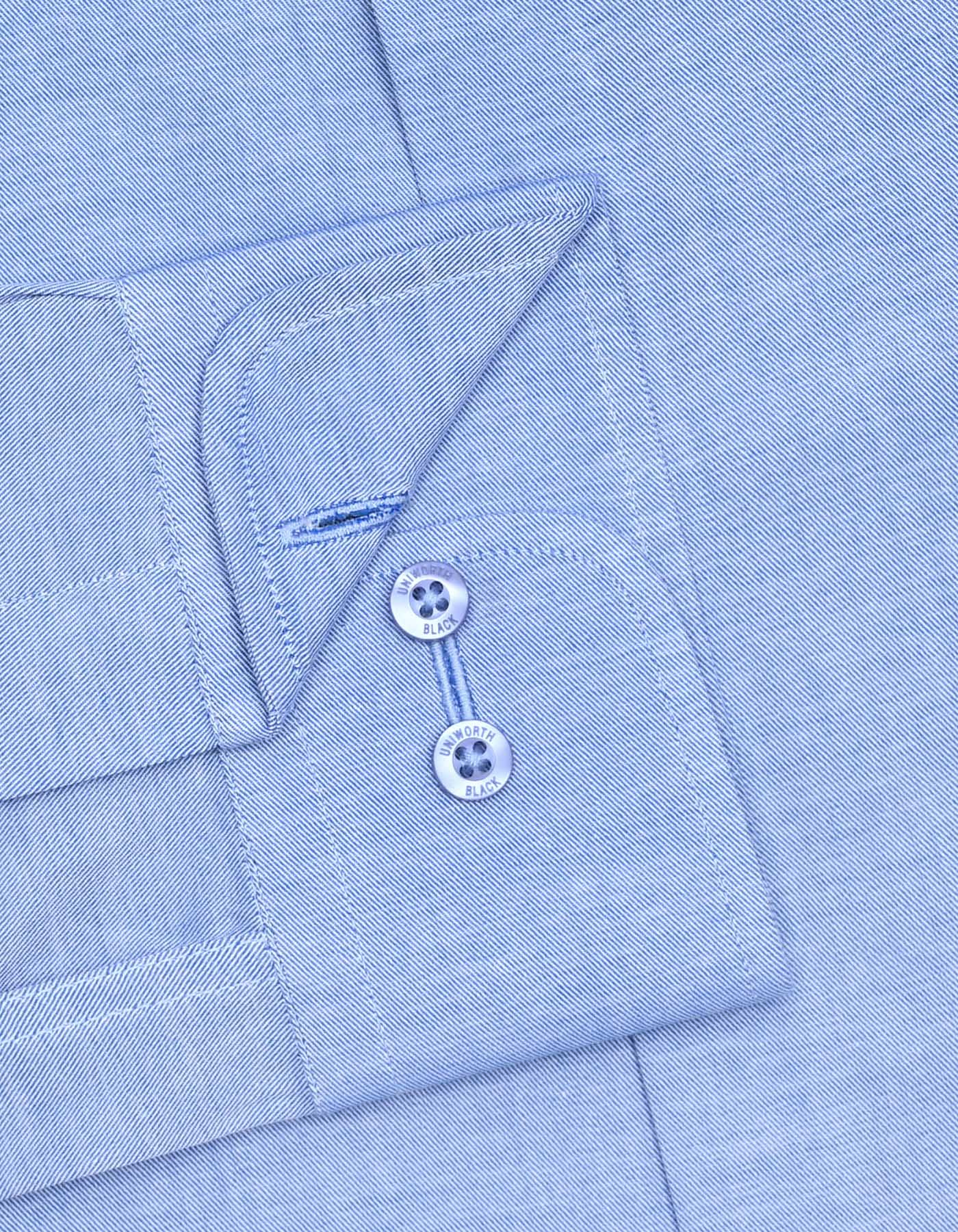 Plain L Blue Tailored Smart Fit Shirt FS2341-2SF-15.5