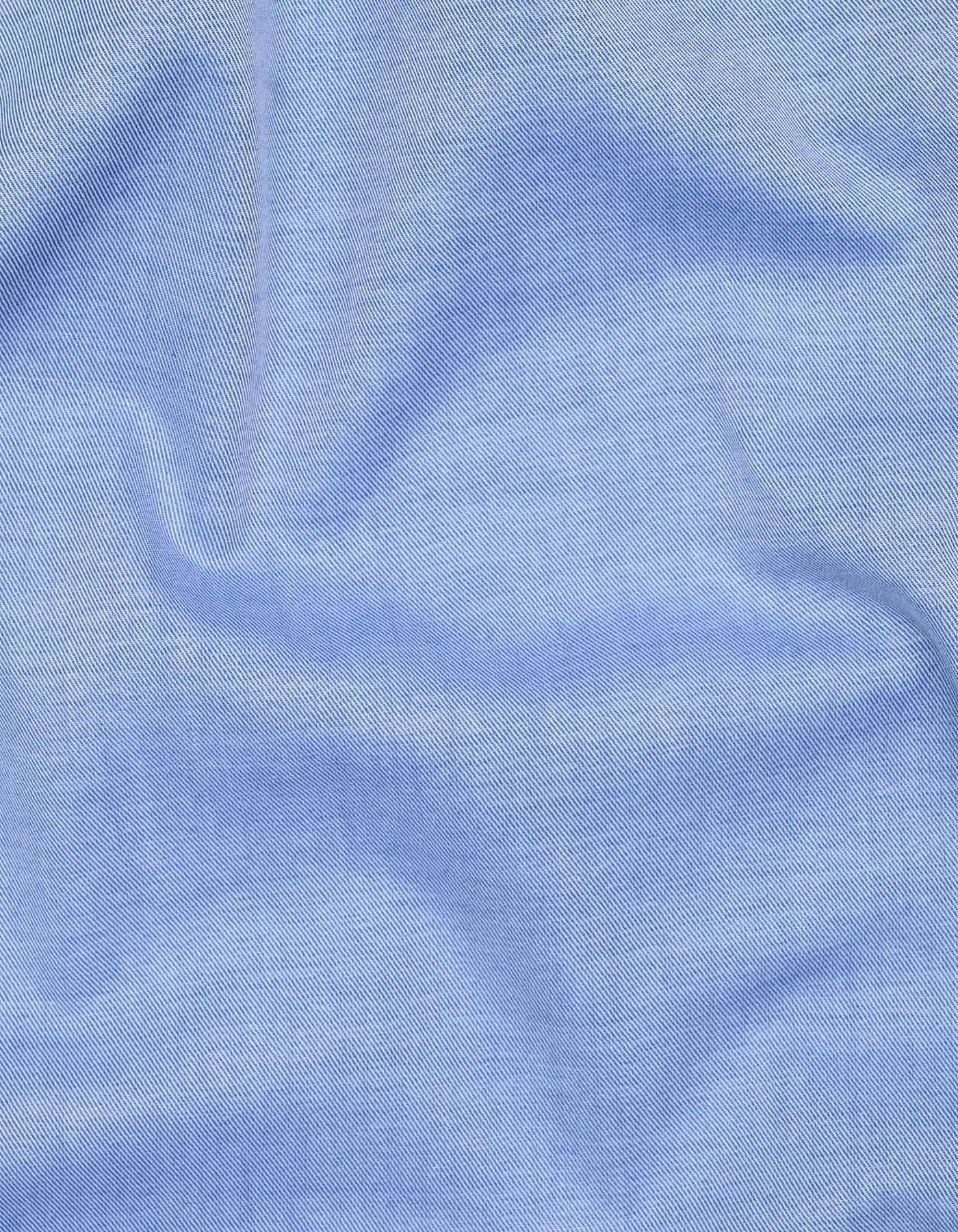 Plain L Blue Tailored Smart Fit Shirt FS2341-2SF-16