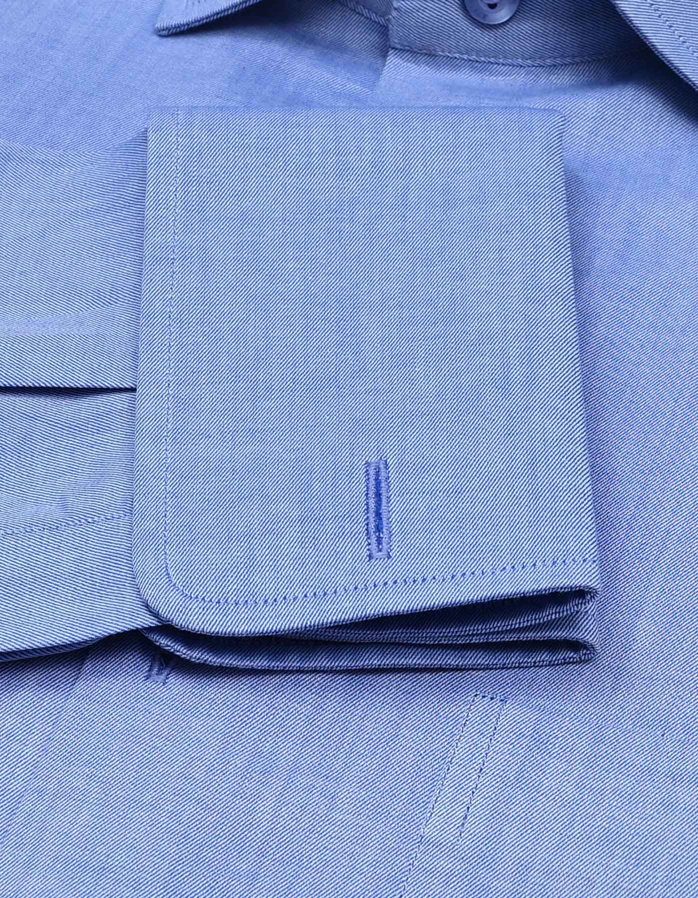 Plain L Blue Classic Fit Shirt FS2341RD-15.5