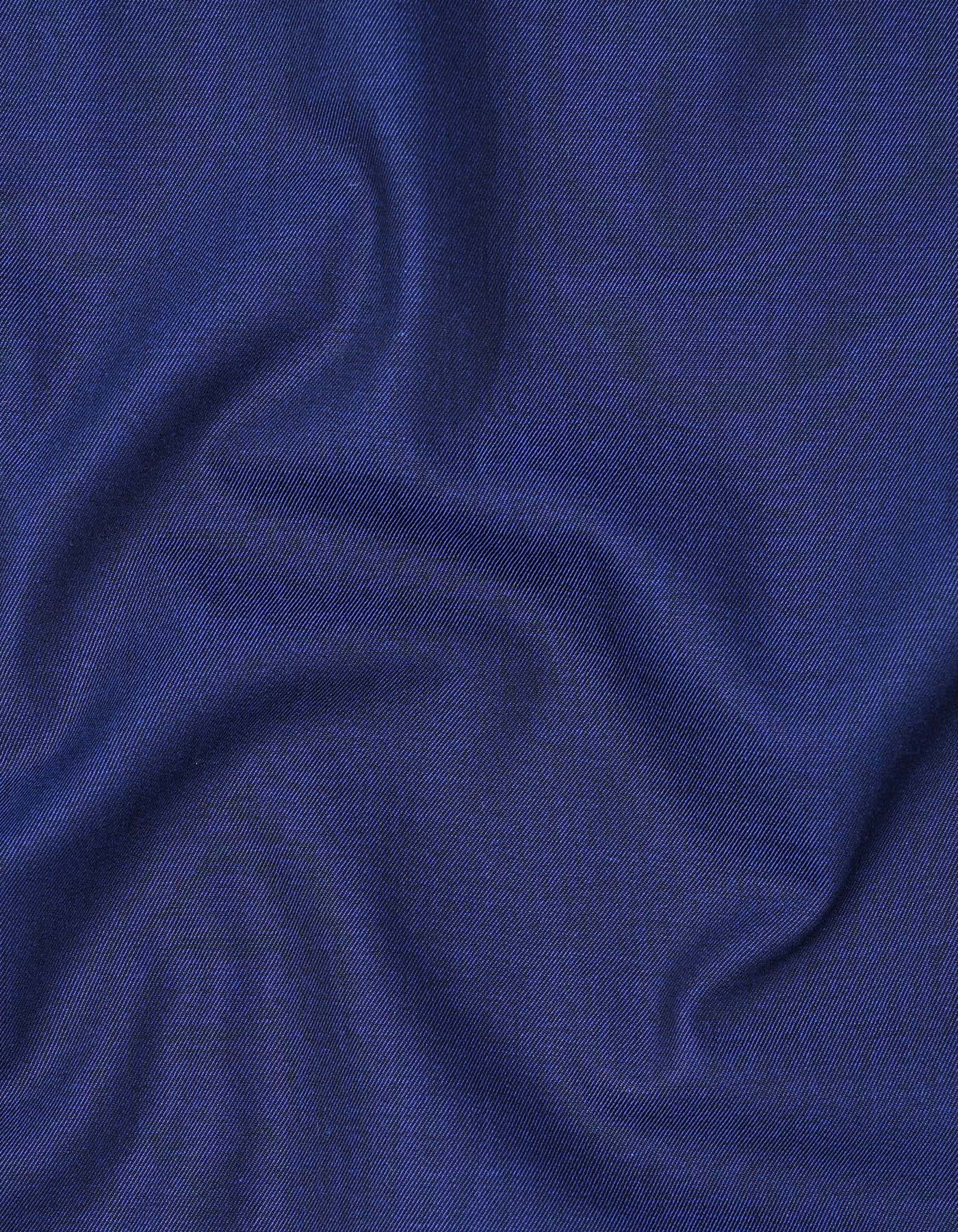 Plain Royal Blue Tailored Smart Fit Shirt FS2342-1SF-16