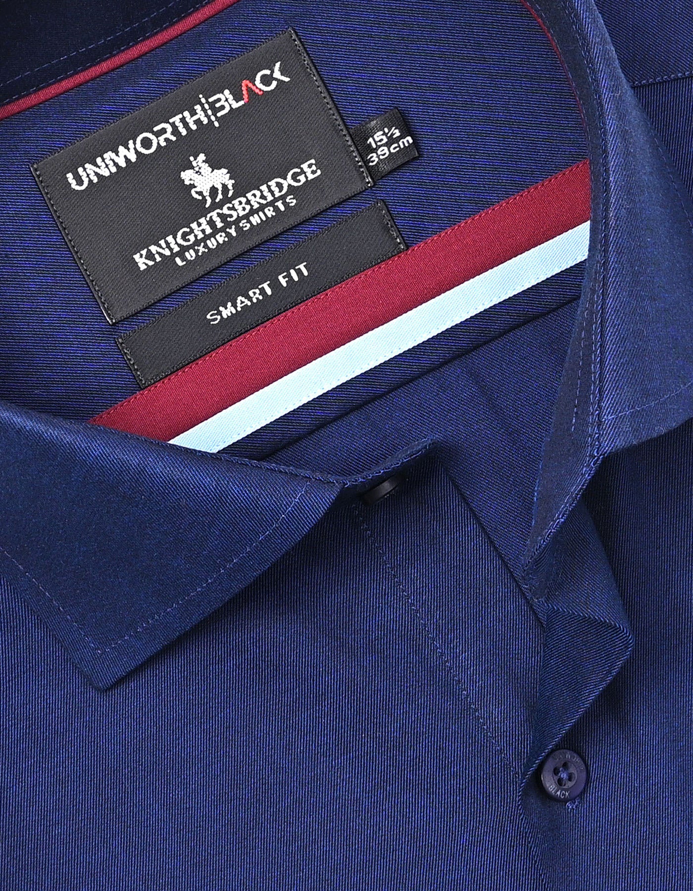 Plain Royal Blue Tailored Smart Fit Shirt FS2342-1SF-15