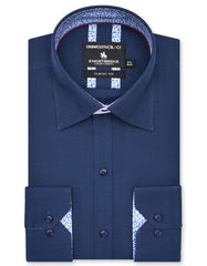 Plain Royal Blue Classic Fit Shirt FS2352-2RF-14.5