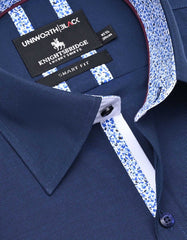 Plain Royal Blue Tailored Smart Fit Shirt FS2352-2SF-15