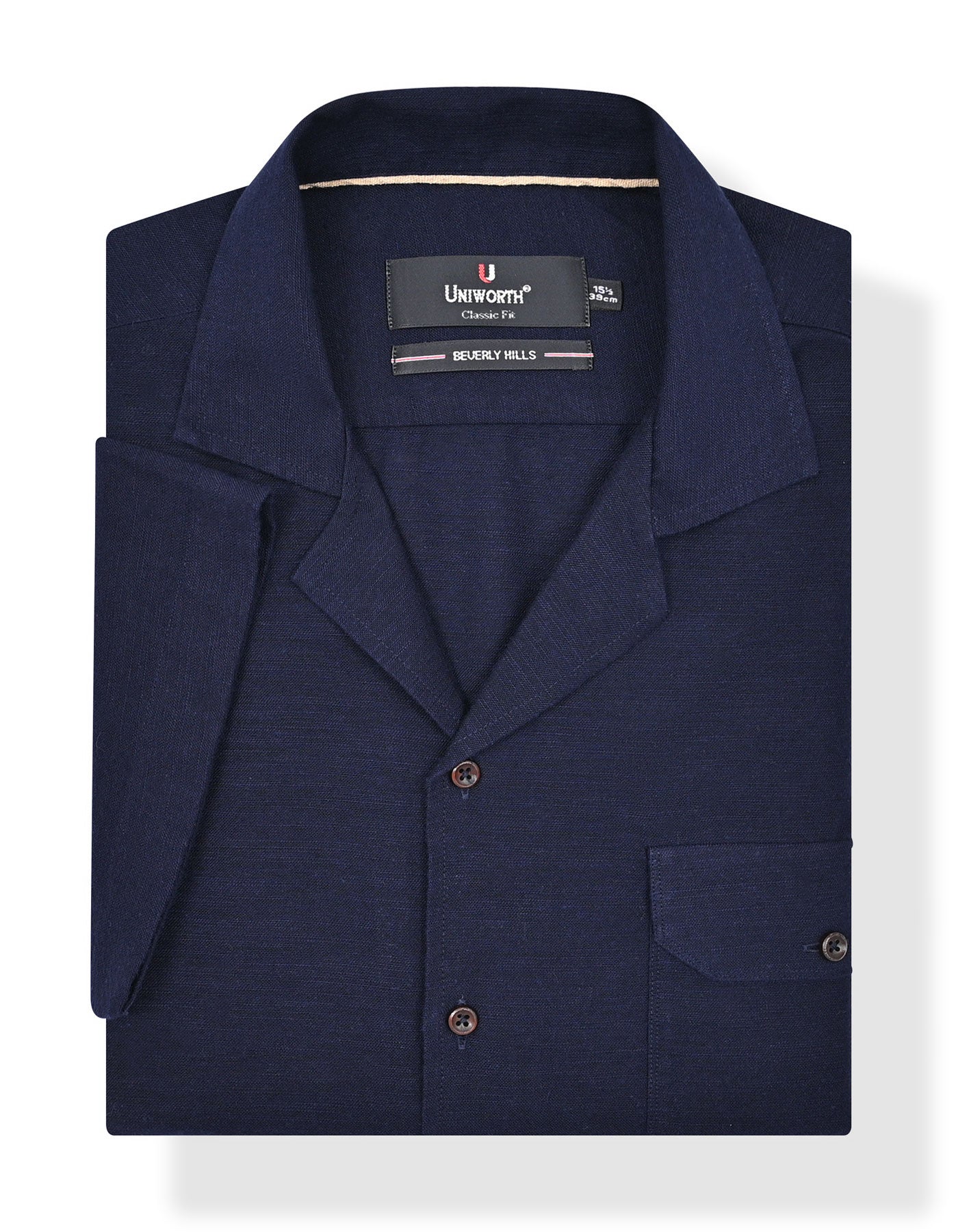 Plain Navy Classic Fit Shirt FS2364RH-15.5