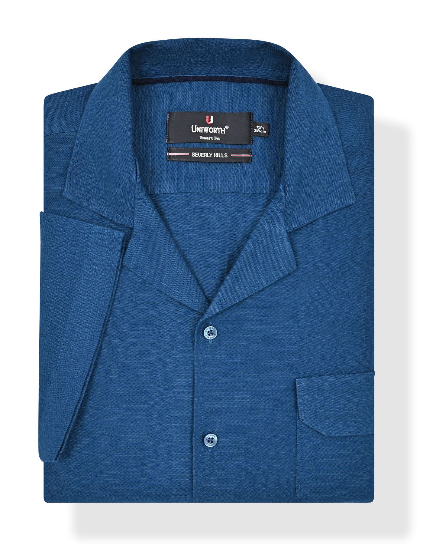 Plain Teal Tailored Smart Fit Shirt FS2365SH-15