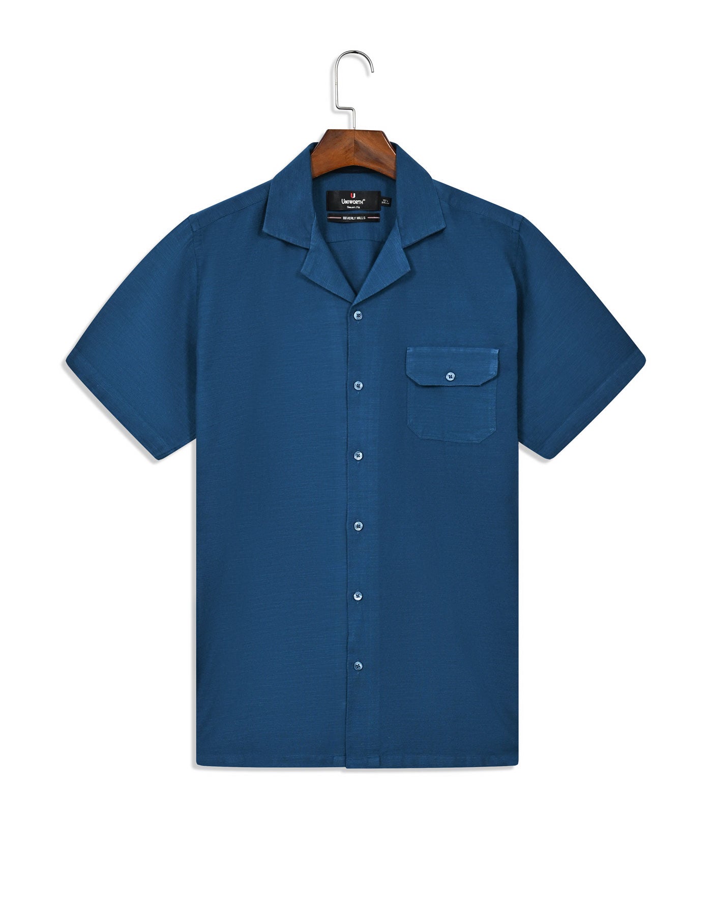 Plain Teal Tailored Smart Fit Shirt FS2365SH-14.5