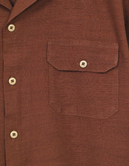 Plain Brown Classic Fit Shirt FS2366RH-16