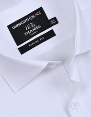 Plain White Classic Fit Shirt FS2370-1RF-15