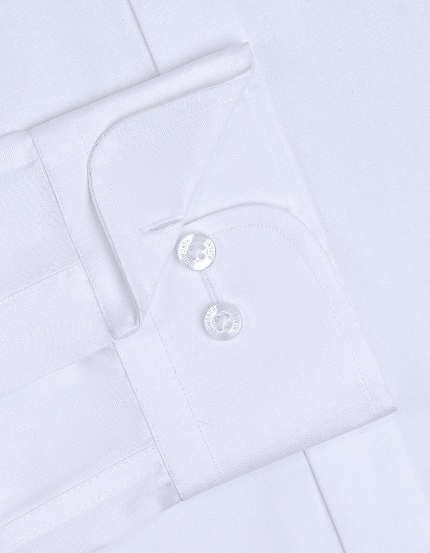 Plain White Tailored Smart Fit Shirt FS2374-2SF-15.5