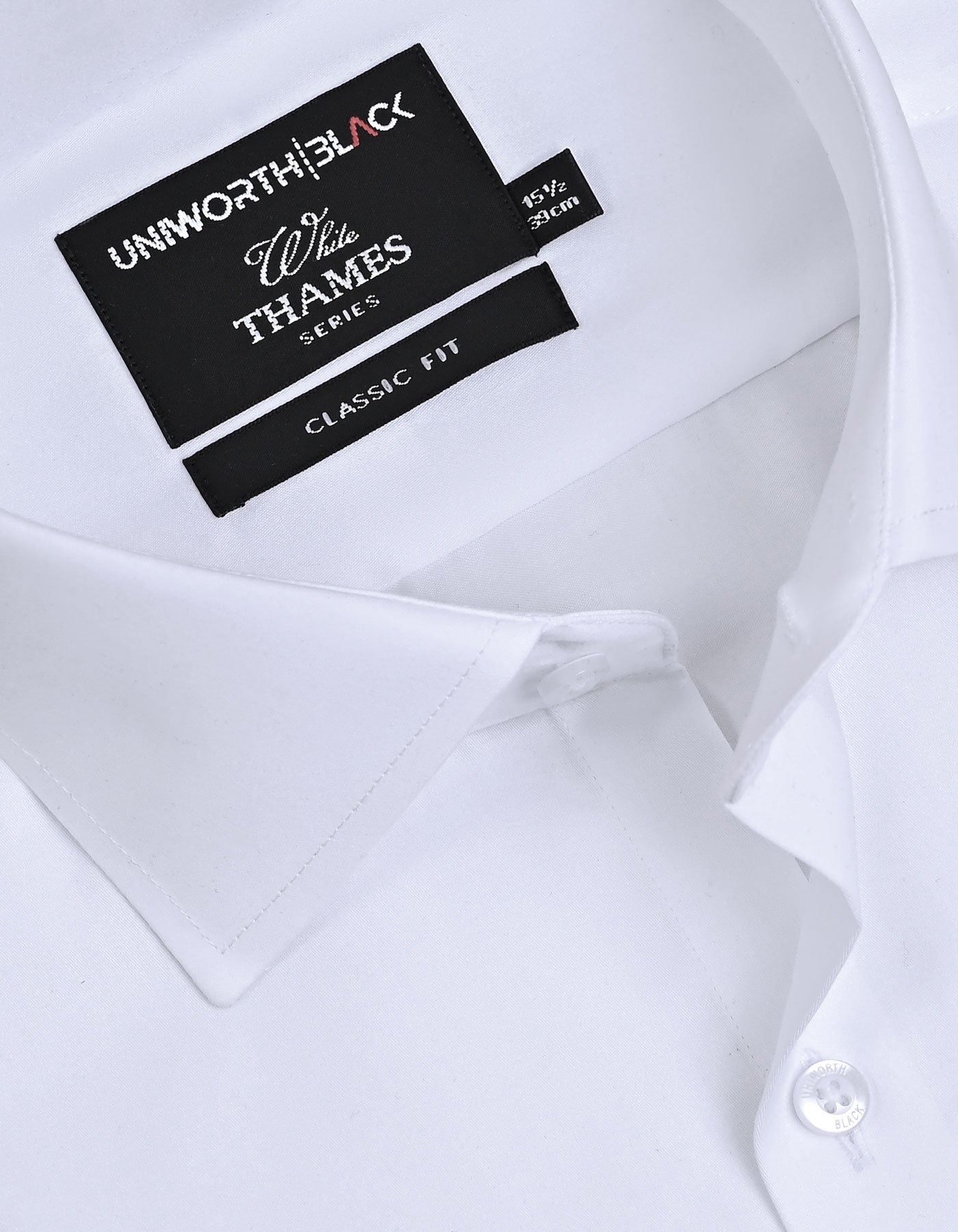 Plain White Tailored Smart Fit Shirt FS2374-2SF-15