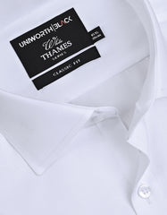 Plain White Tailored Smart Fit Shirt FS2374-2SF-15