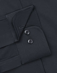 Plain Black Classic Fit Shirt FS2375-1RF-15.5