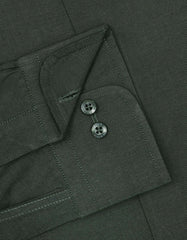 Plain D Green Classic Fit Shirt FS2383-1RF-15.5