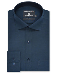 Plain Teal Tailored Smart Fit Shirt FS2384-1SF-14.5