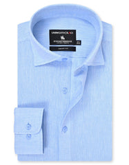 Sky Plain Classic Fit Linen Shirt