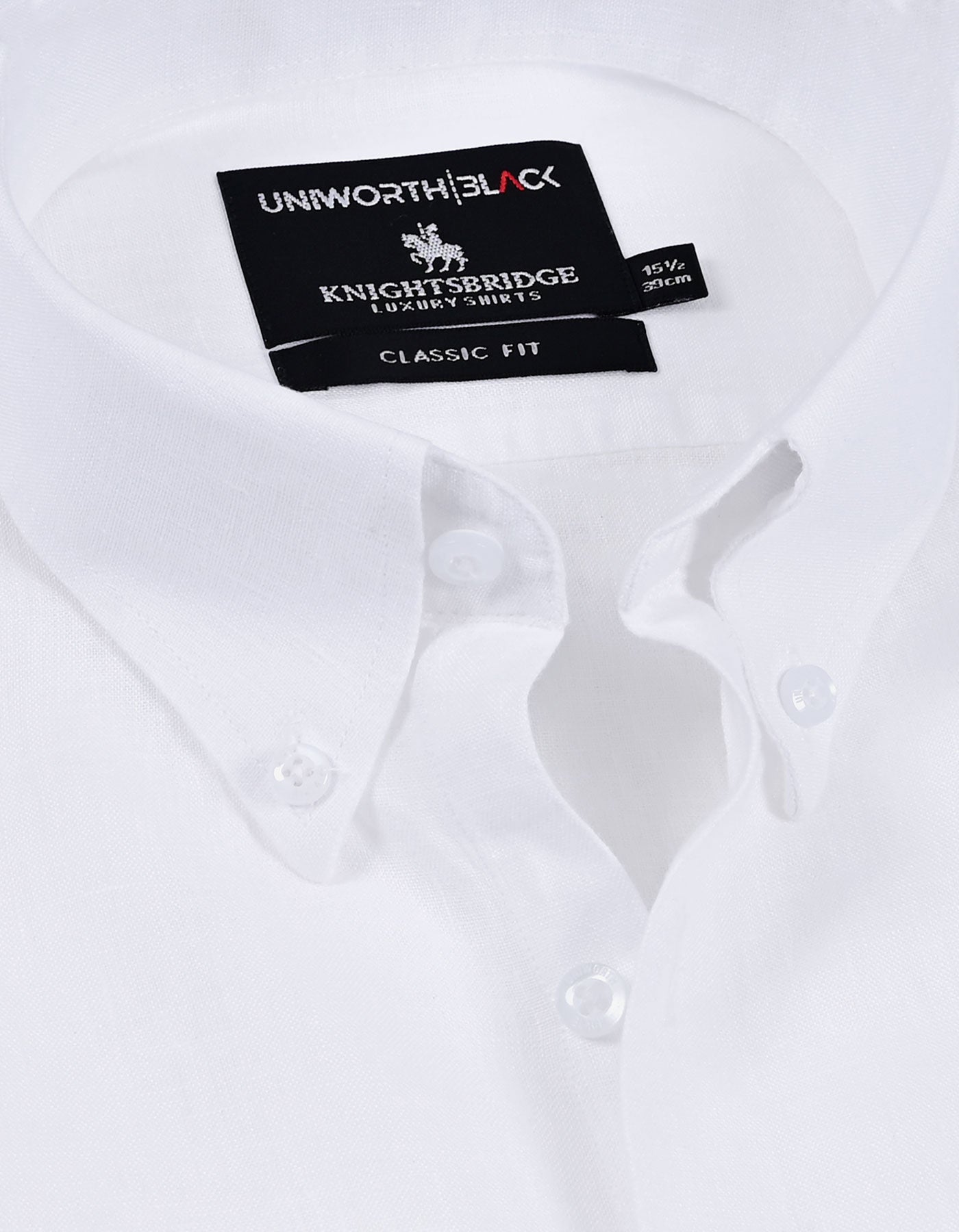 Plain White Classic Fit Shirt FS2413-3RF-15