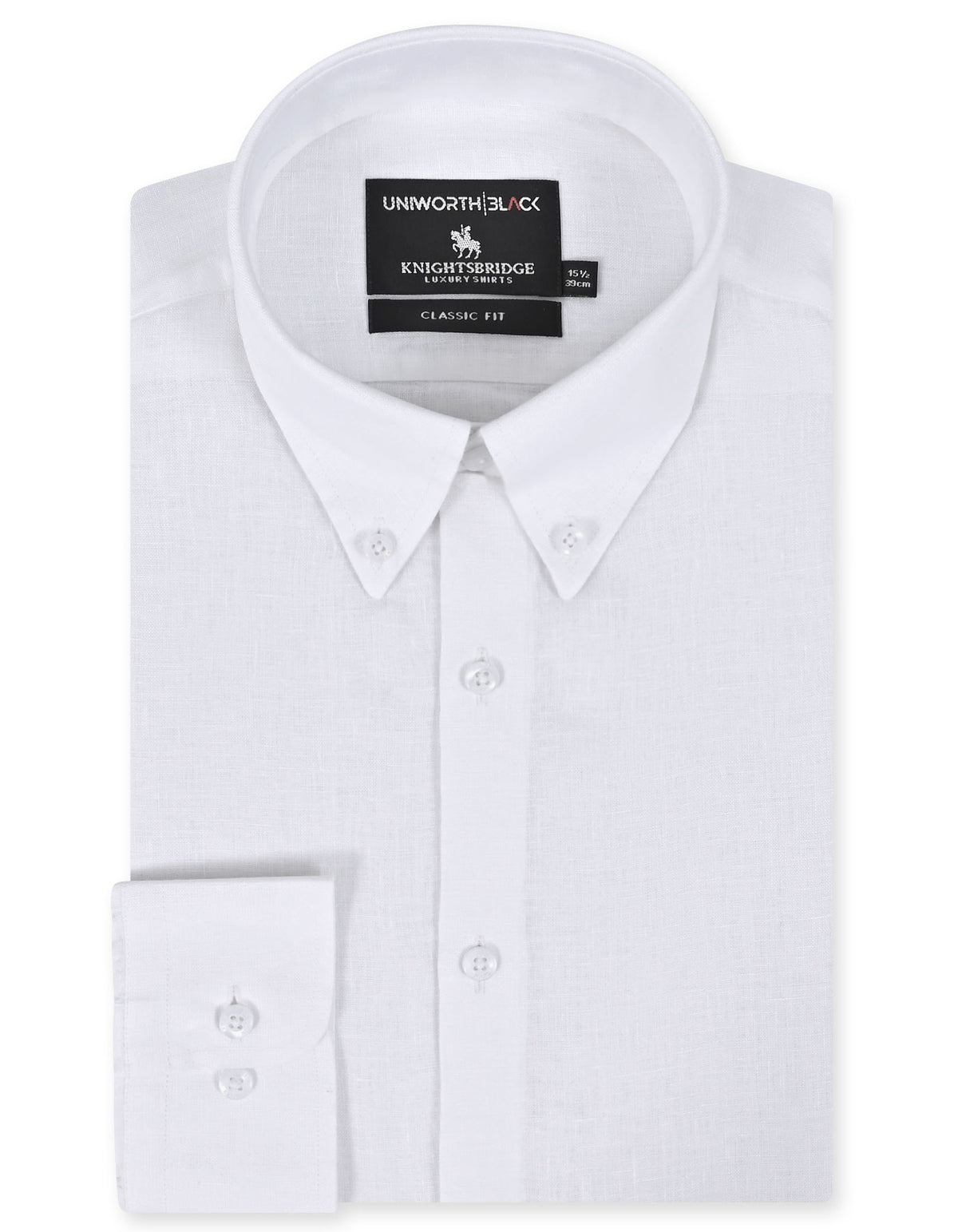 Plain White Classic Fit Shirt FS2413-3RF-14.5