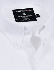 Plain White Tailored Smart Fit Shirt FS2413-3SF-15