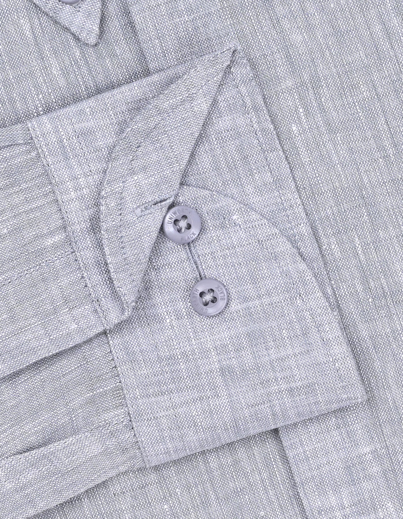Plain L Grey Tailored Smart Fit Shirt FS2416-3SF-15.5
