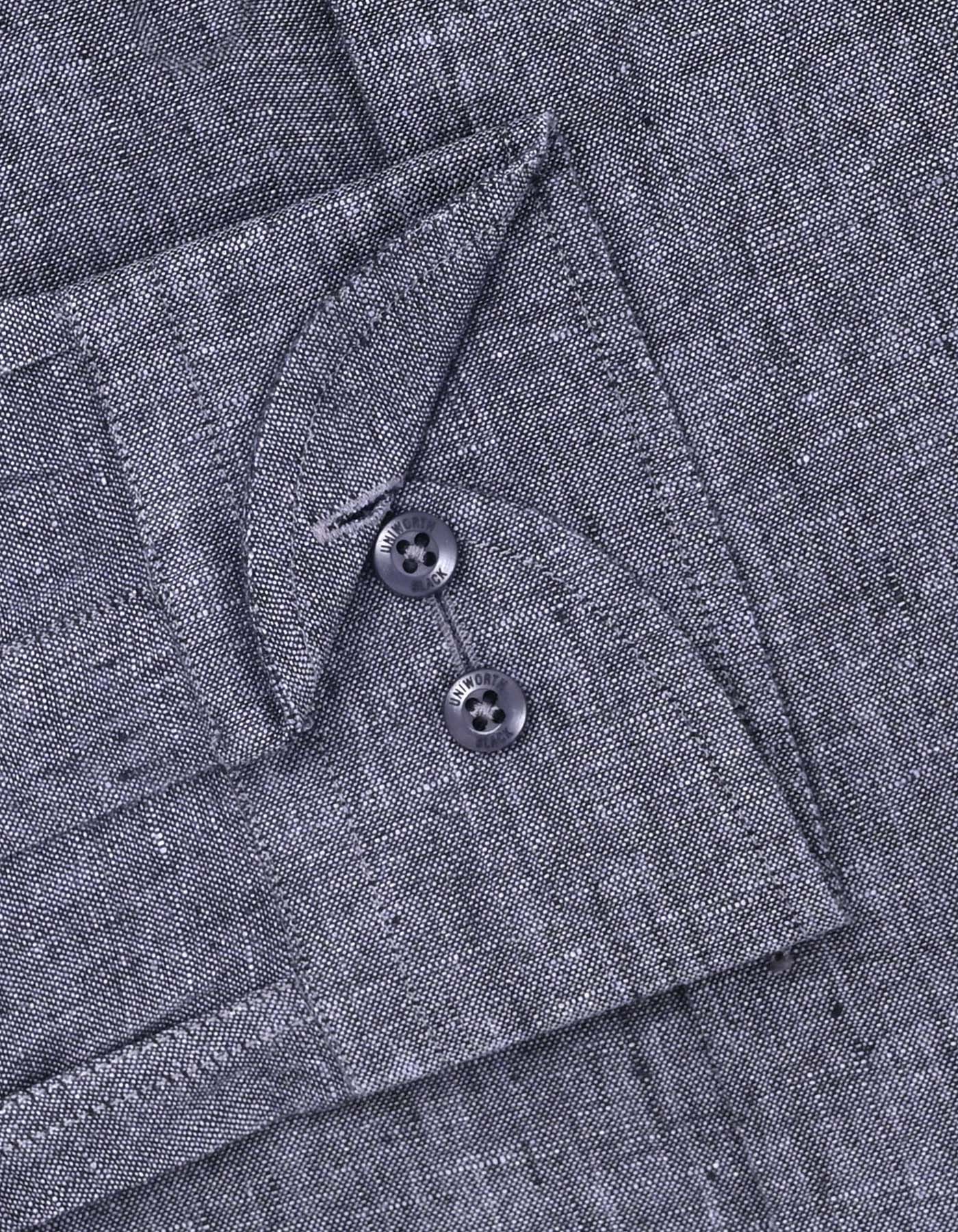 Plain D Grey Classic Fit Shirt FS2425-3RF-15.5