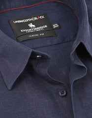 Plain Navy Classic Fit Shirt FS2426-1RF-15.5