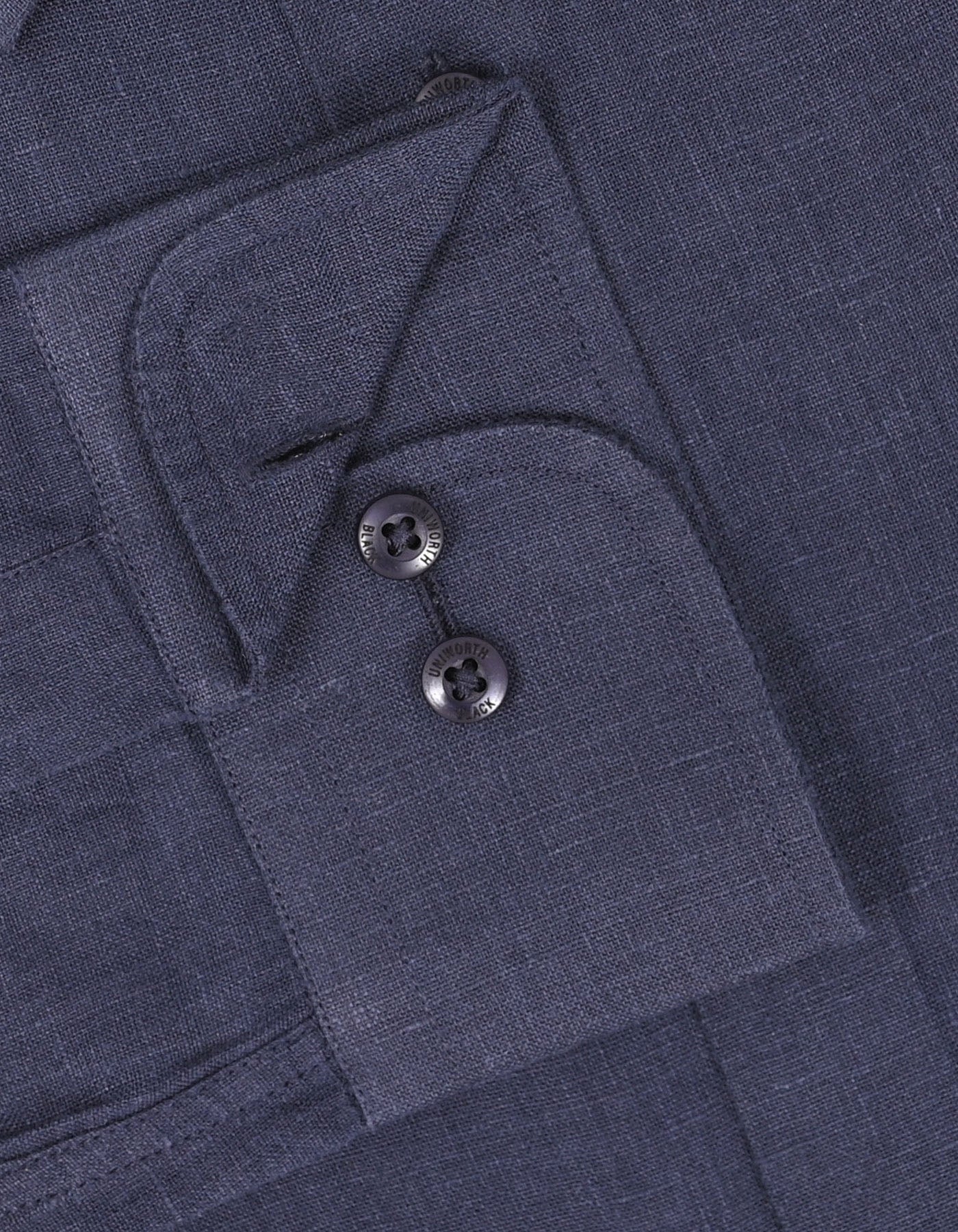 Plain Navy Tailored Smart Fit Shirt FS2426-1SF-16.5