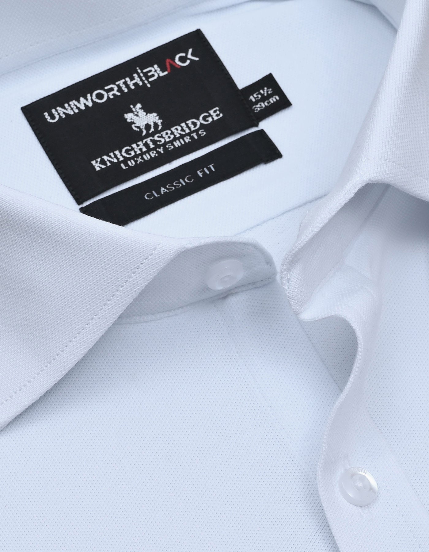 Plain White Classic Fit Shirt FS25RF-15