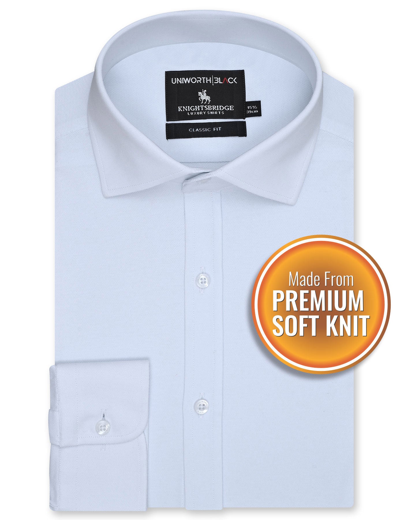 Plain White Classic Fit Shirt FS25RF-14.5