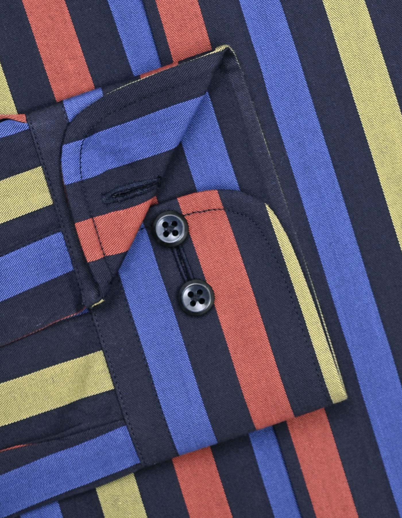 Stripe Navy/Red Tailored Smart Fit Shirt FS2713SF-15.5