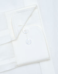 Plain Off White Tailored Smart Fit Shirt FS2715-4SF-15.5