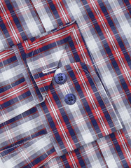 Check Blue/Red Tailored Smart Fit Shirt FS2718SF-15.5