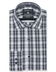 Check White/Black Classic Fit Shirt FS2720-1RF-14.5