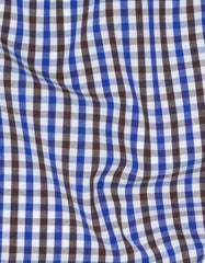 Check White/Royal Blue Classic Fit Shirt FS2724-1RF-16