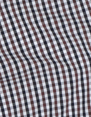 Check White/Brown Classic Fit Shirt FS2726-1RF-16