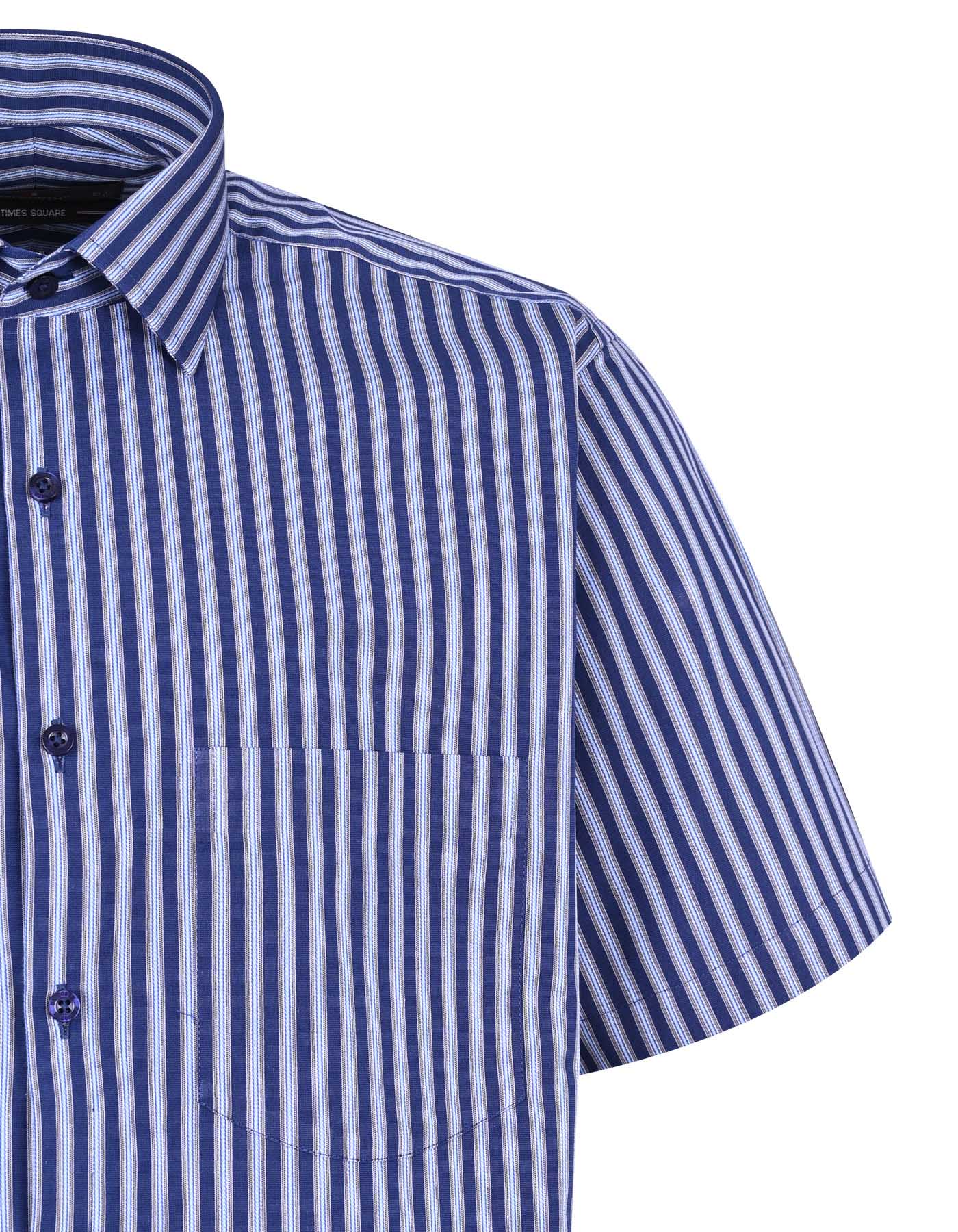Stripe Blue Tailored Smart Fit Shirt FS2730SH-15.5