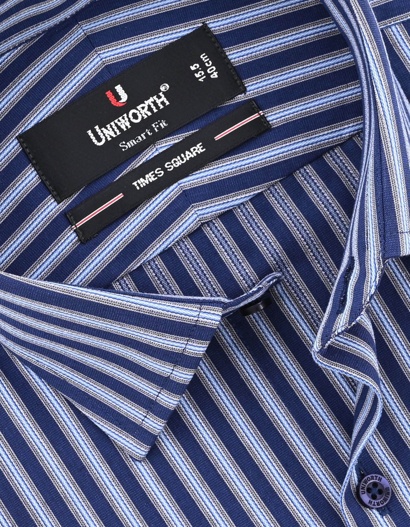 Stripe Blue Tailored Smart Fit Shirt FS2730SH-15