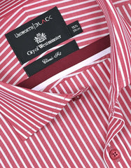 Stripe White/Red Classic Fit Shirt FS2731RF-15