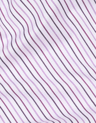 Stripe White/Purple Classic Fit Shirt FS2733RF-16