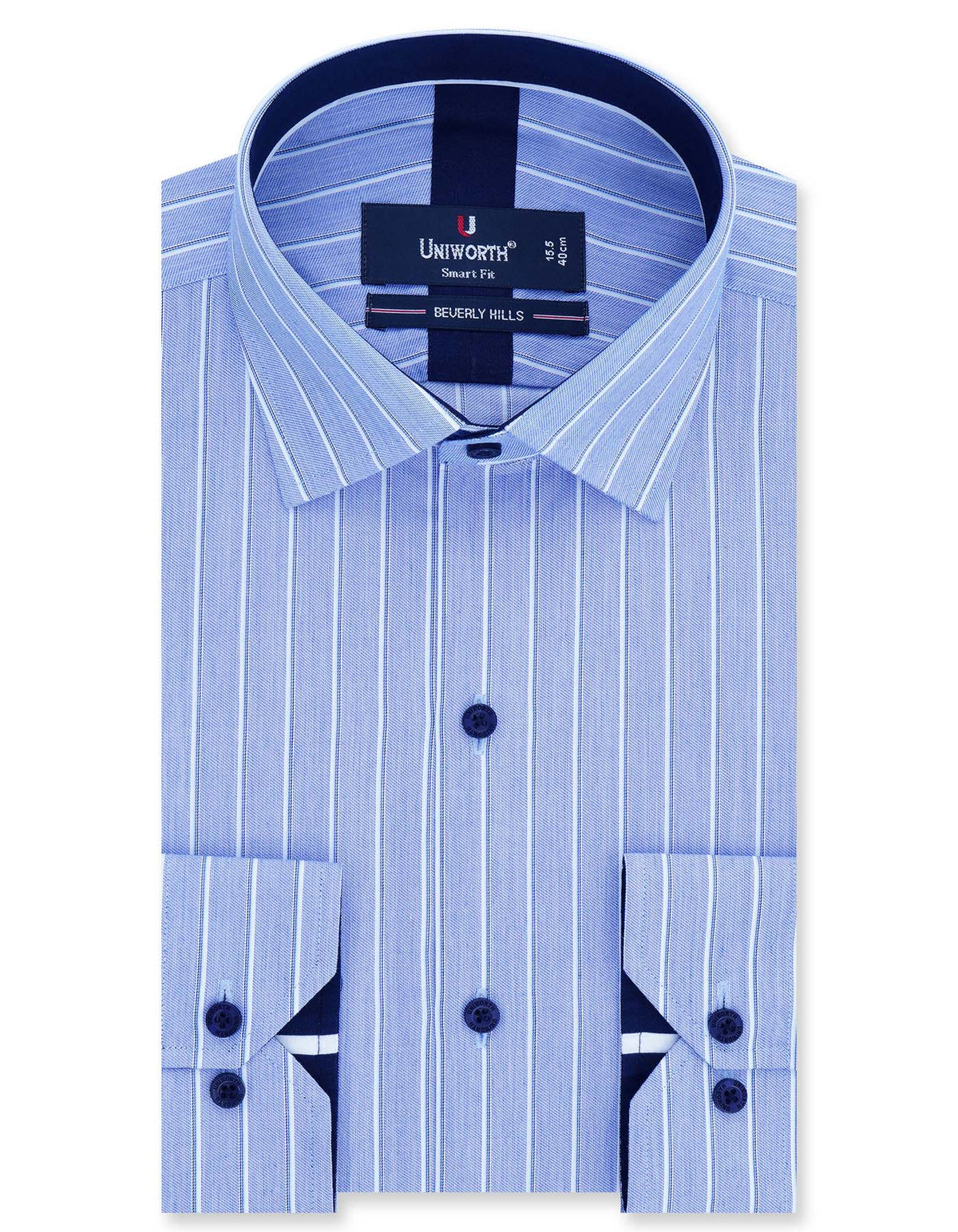 Stripe Sky Tailored Smart Fit Shirt FS2736-1SF-14.5