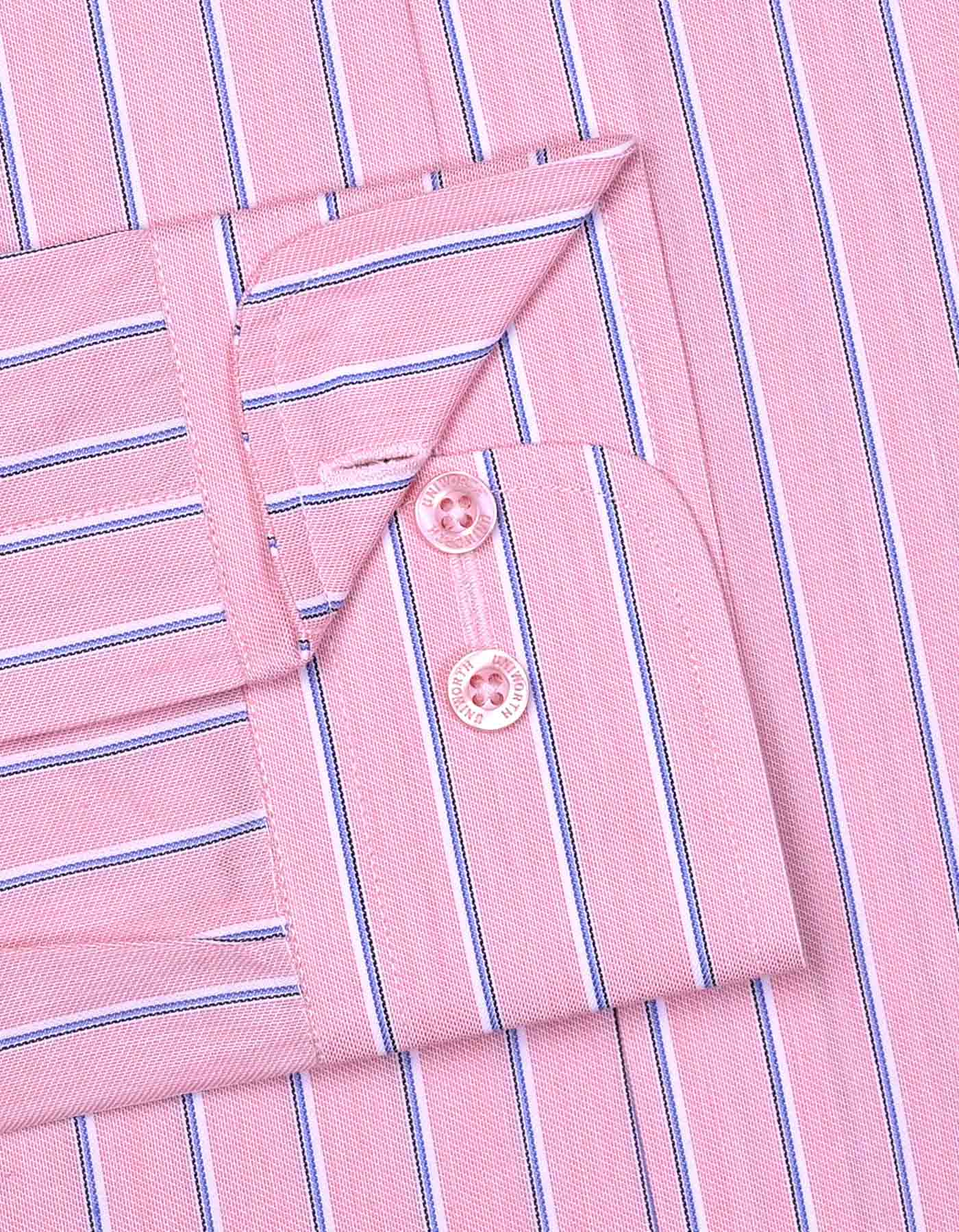 Stripe L Pink Classic Fit Shirt FS2737-2RF-15.5