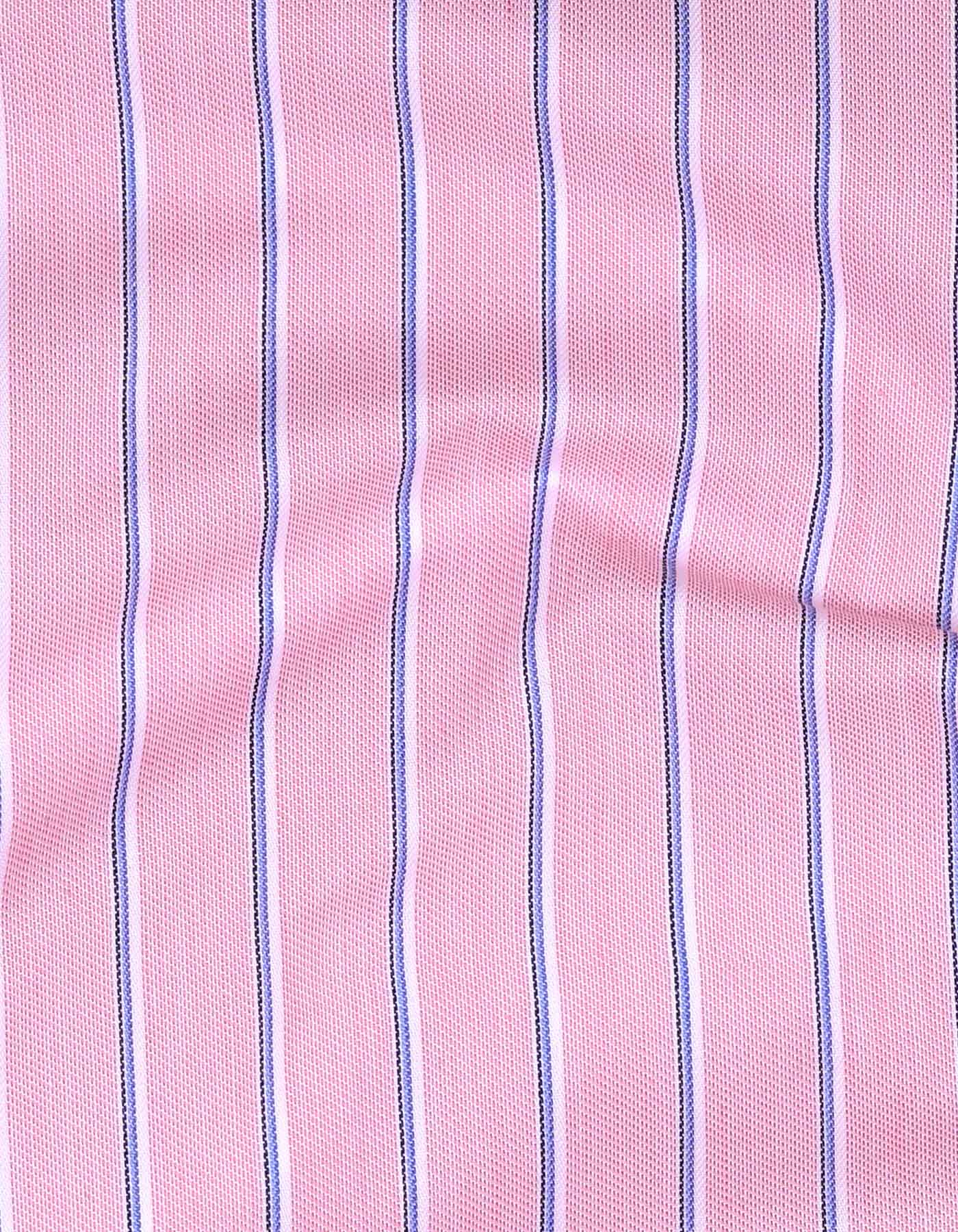 Stripe L Pink Classic Fit Shirt FS2737-2RF-16