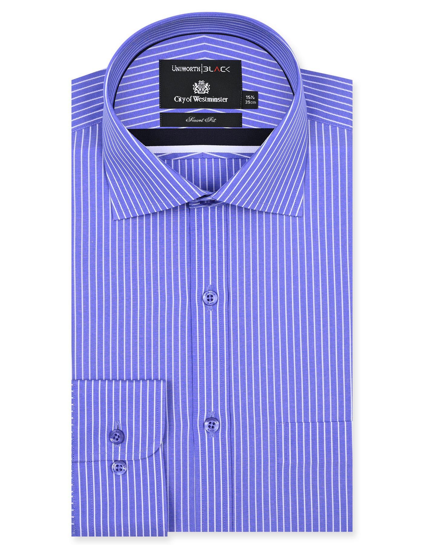 Stripe Sky Tailored Smart Fit Shirt FS2739SF-14.5