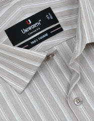 Stripe Beige Classic Fit Shirt FS2740-3RF-15