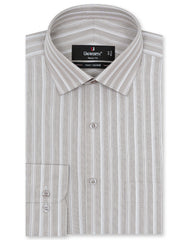 Stripe Beige Smart Fit Shirt FS2740-3SF-14.5