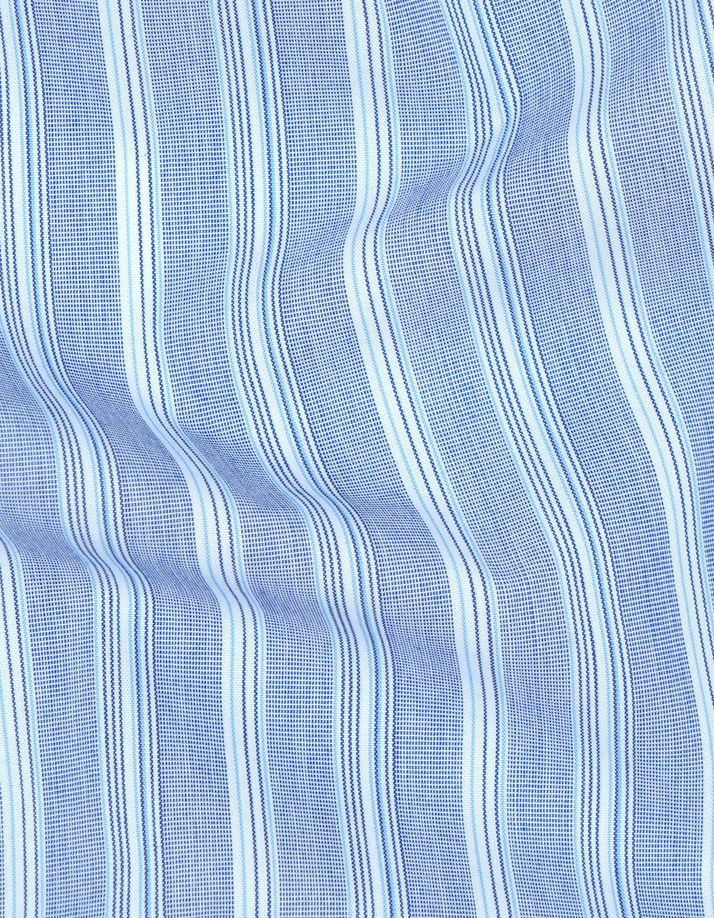 Stripe Blue Classic Fit Shirt FS2741-2RF-16