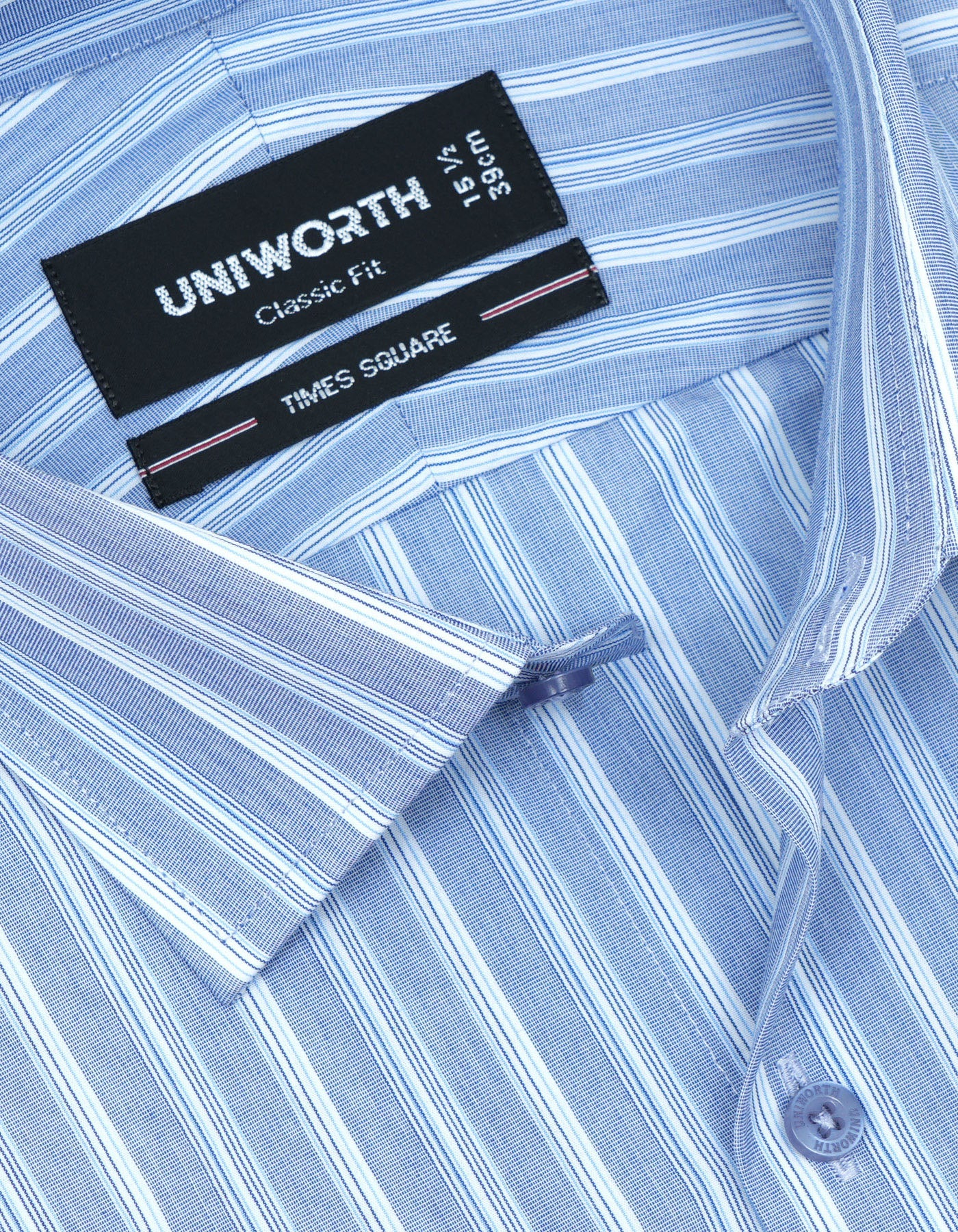 Stripe Blue Classic Fit Shirt FS2741-2RF-15