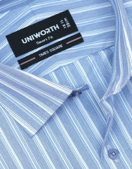 Stripe Blue Tailored Smart Fit Shirt FS2741-2SF-15