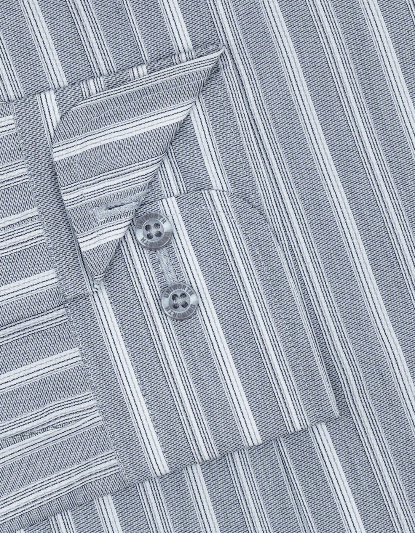 Stripe Grey Tailored Smart Fit Shirt FS2742-2SF-15.5